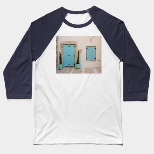 Door and Window in Novi Vinodolski, Croatia Baseball T-Shirt